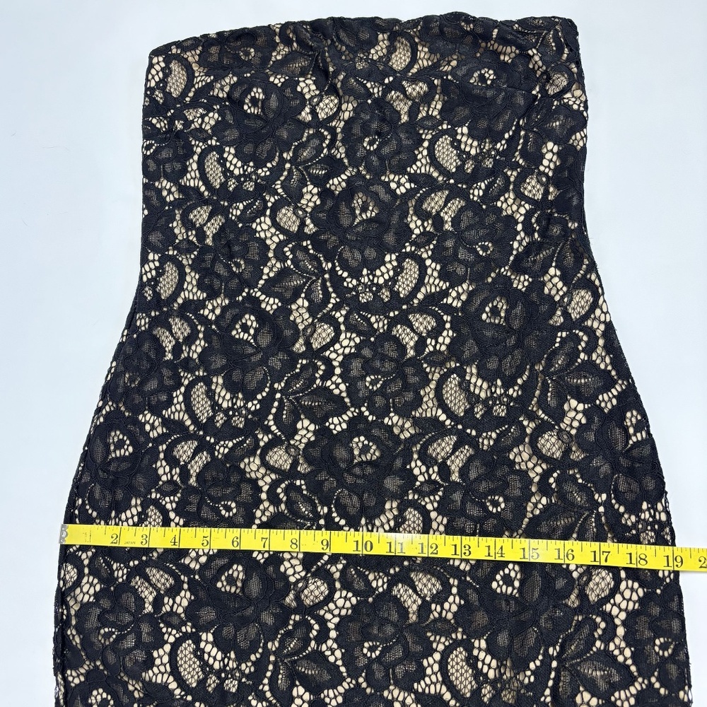 Alexia Admor Zelle Lace Strapless Midi Sheath Dress – Size 10 - Picture 13 of 16